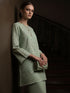 BAJU KURUNG MODEN ERENA (SAGE GREEN)